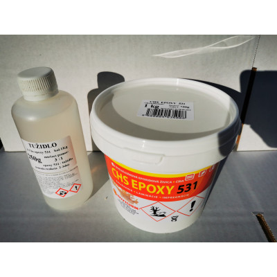 CHS EPOXY 531+ tužidlo 0590 s pomalou reakciou